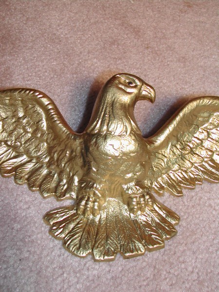 Magestic Iron Art Guilded Eagle