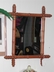 Vintage English Bamboo Style Wood Frame Mirror