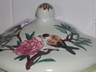 Vintage Italian Hand Painted Bird/Foliage Wall Pocket