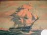 Vintage Gordon Grant 1927 U. S. Frigate Constitution Lithograph