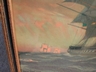 Vintage Gordon Grant 1927 U. S. Frigate Constitution Lithograph