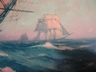 Vintage Gordon Grant 1927 U. S. Frigate Constitution Lithograph