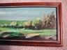 Pair Old Oil Landscape Paintings