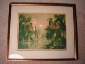 Charming Limited Edition 1935 Van Der Vene Copper Print