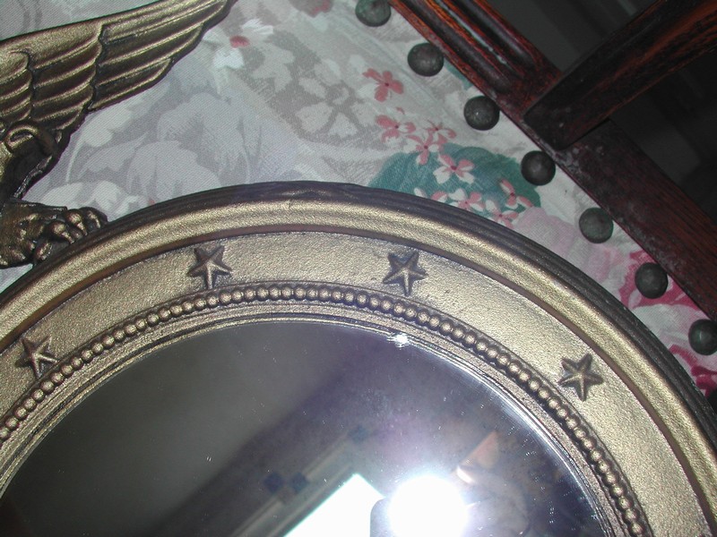 Old Guilt Federal Style Mirror (Eagle)