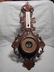 Hand Carved French Thermometer & Barometer c.1890-1900