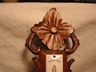 Hand Carved French Thermometer & Barometer c.1890-1900