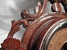 Hand Carved French Thermometer & Barometer c.1890-1900