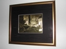 Vintage Lionel Barrymore Gold Foil Etching "Seaworthy"