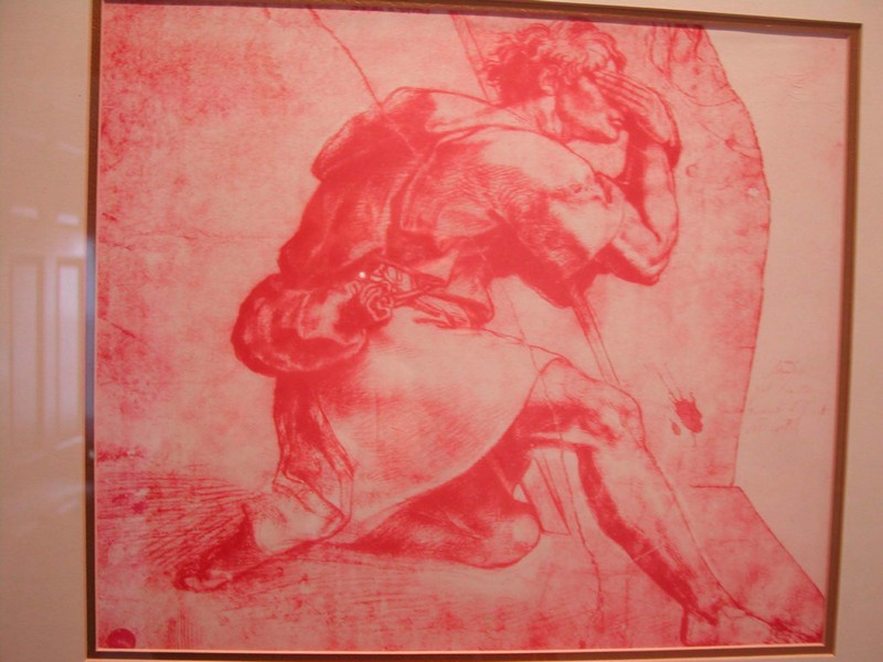 Raffaello Sanzio (Urbino 1483-1520) Studio per il Mose davanti a