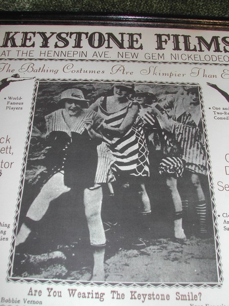 Keystone Films Chaplin 1913 Nickelodeon Movie Advertisement Post