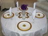Elegance in Gold Centerpiece with Rose Pom Sets