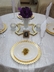 Elegance in Gold Centerpiece with Rose Pom Sets