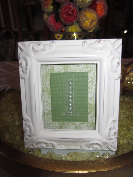French Country Gold & Rose Jewel Lighted Centerpiece