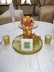 French Country Gold & Rose Jewel Lighted Centerpiece