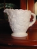 Rare Westmoreland "Bramble" Maple Leaf Milk Glass Cream/Sugar