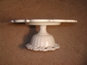 Elegant Fostoria Monroe Milk Glass Cake Stand