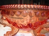 Westmoreland Amber Footed Dolphin Butter Dish Vintage