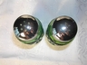 Vintage Rare Green Moon and Star Glass Salt and Pepper