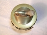 French Art Nouvaeu Diamond Hobnail Glass & BrassTable Lighter