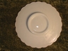 Imperial Glass NUART Chrysanthemum Milk Glass Chop Plate
