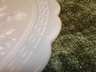 Imperial Glass NUART Chrysanthemum Milk Glass Chop Plate