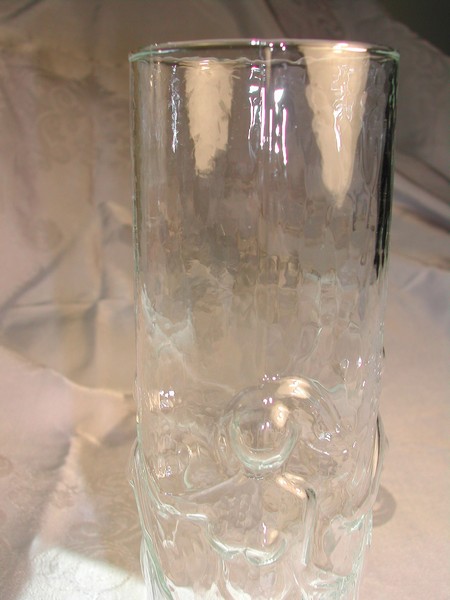 Art Deco Dancing Nudes Nude Textured Glass Vase