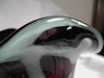 Fantastic Amethyst & White Art Glass Footed Bowl