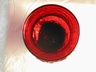 Anchor Hocking Blown Out Ruby Red Rain Flower Glass Vase