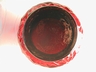 Anchor Hocking Blown Out Ruby Red Rain Flower Glass Vase