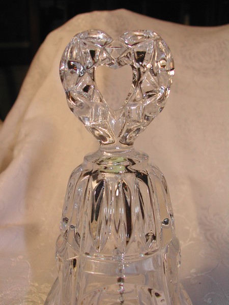 Eckt Bleikristall West Germany Crystal Bell