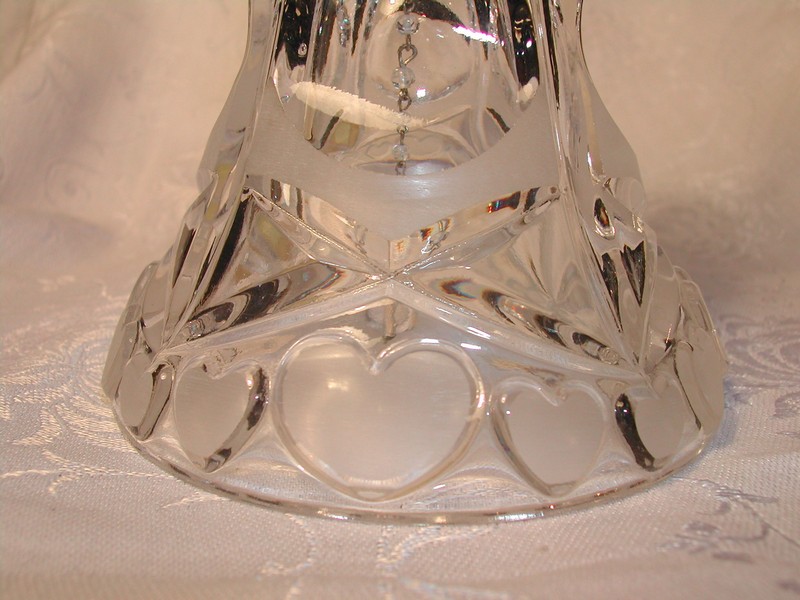 Eckt Bleikristall West Germany Crystal Bell