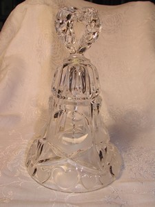 Eckt Bleikristall West Germany Crystal Bell