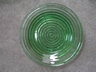 Anchor Hocking "Park Avanue" Manhattan Green Glass Plates