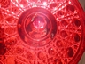 Vintage Flash Ruby Candy Dish & Lid