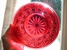 Vintage Flash Ruby Candy Dish & Lid