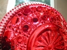 Vintage Flash Ruby Candy Dish & Lid