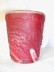 A Vintage Imperial Glass Ruby Red Slag Tumbler Satin