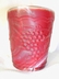 A Vintage Imperial Glass Ruby Red Slag Tumbler Satin
