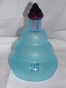 Murano Art Glass Cologne Bottle Decanter Artist Signed