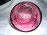 A Victorian Cranberry Glass Fern Tumbler Albany Glass