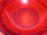 Anchor Hocking Royal Ruby Red Glass Coronation Banded Rib Bowl