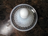 Anchor Hocking Moonstone Opalescent Hobnail Cologne Bottle