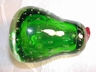 Seed (Bubble) Glass Art Glass Pear Paperweight
