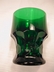 A Pair of Hocking Forest Green Georgian Tumblers Vintage