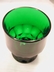 A Pair of Hocking Forest Green Georgian Tumblers Vintage