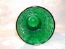 Forest Green Glass Anchor Hocking Lido Ball Pitcher Set