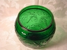 Anchor Hocking Sandwich Glass Cookie Jar Forest Green