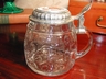 A Handsome Original BMF Bierseidel Thumbprint Glass Stein