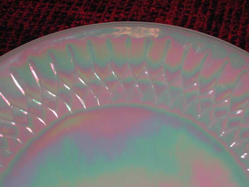 A Fantastic Retro Set of Federal Glass Co. Moonglow Salad Plates